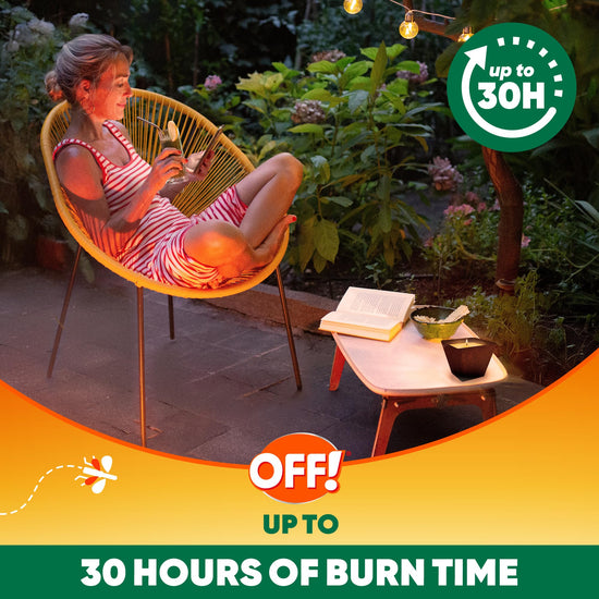 OFF! scented citronella candle - insect repellent with pleasant aroma