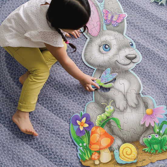 Peaceable Kingdom puzzles — giant floor puzzles with uniquely fun shaped pieces for kids ages 3+