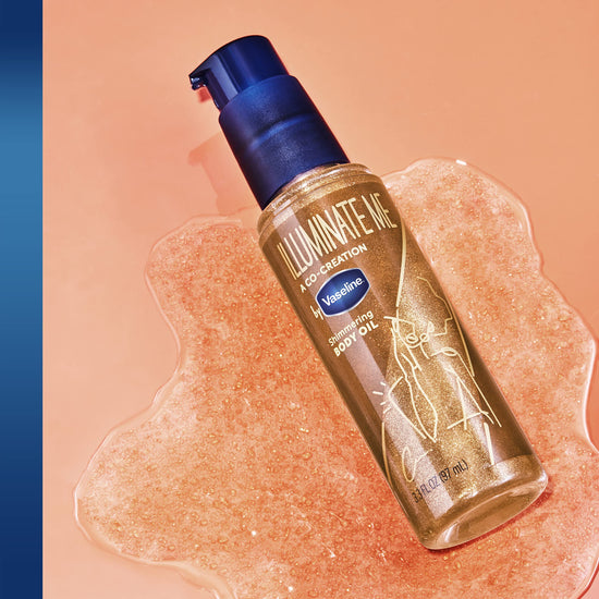 Vaseline shimmering body oil — illuminates skin with a subtle glow 3.3 oz