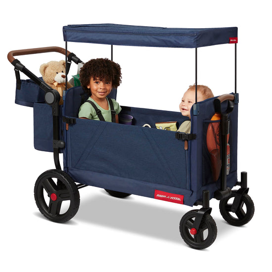 Radio Flyer Atlas stroll n wagon — folding design for kids 1 and up