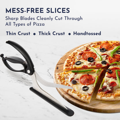 Loftern wheel cutter — Non-stick stainless steel with firm grip base