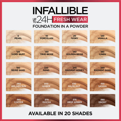 L’Oréal Paris L'Oreal Paris Infallible Fresh Wear Foundation in a Powder Up to 24H Wear oz