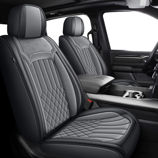 AOMSAZTO vehicle seat cover - faux leather full set for Dodge RAM trucks 2012-2026