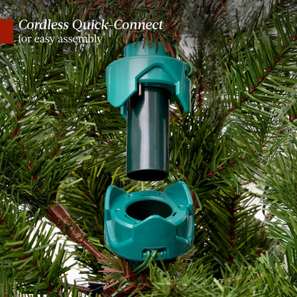 Artificial tree — Pre-lit slim aspen with multicolor LED lights