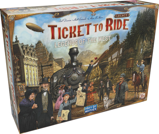 Asmodee Ticket to Ride Legacy board game — a unique train adventure for families and friends