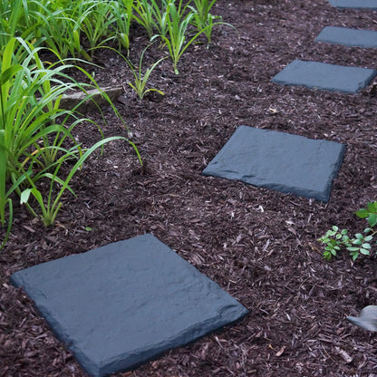 Gardien decorative stepping stones — stakes into the ground for outdoor pathways