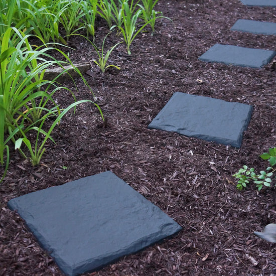 Gardien decorative stepping stones — stakes into the ground for outdoor pathways