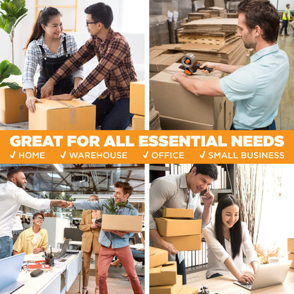 Tape King® clear packing tape — Stronger and thicker 2.7mil adhesive tape for moving and storage