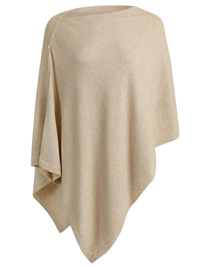 PULI coat — versatile knitted shawl with buttons and lightweight design