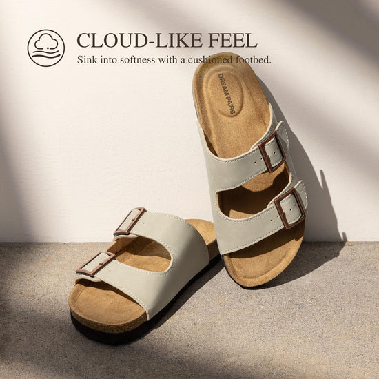 Dream Pairs sandals — Cork footbed with adjustable design for comfort in summer