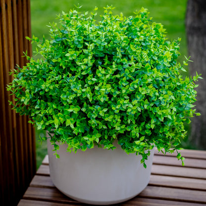 AXYLEX Artificial Flowers Outdoor Shrubs - Fake Plants UV Resistant No Fade Faux Plastic Greenery Home Garden Porch Patio Decoration Office Indoor
