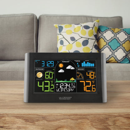 La Crosse Technology weather station — wireless color display