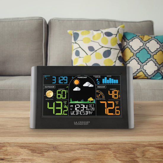 La Crosse Technology weather station — wireless color display