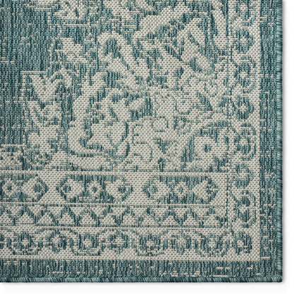 RUG — Nicole Miller New York azalea transitional medallion indoor/outdoor design
