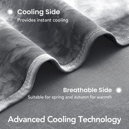 Topcee cooling blanket — Arc-Chill Q-Max>0.35 double sided for night sweats