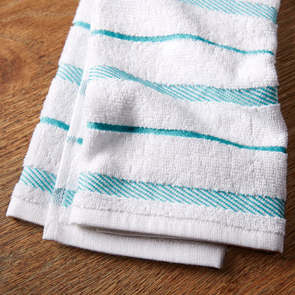 Kitchenaid towel with cotton striped design in rectangular shape