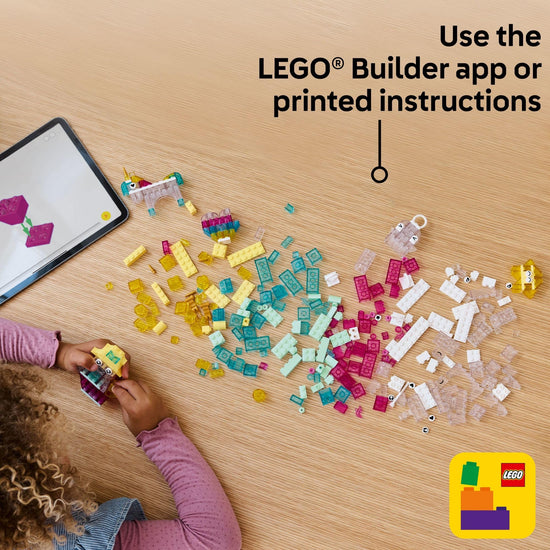 LEGO Classic building blocks — Magical transparent box for preschoolers ages 5+