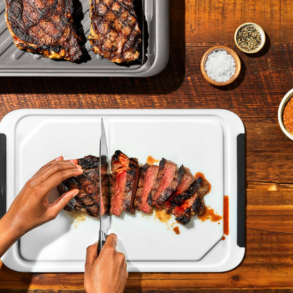 OXO Good Grips barbecue tool set — grilling prep and carry system