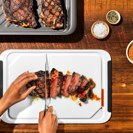 OXO Good Grips barbecue tool set — grilling prep and carry system