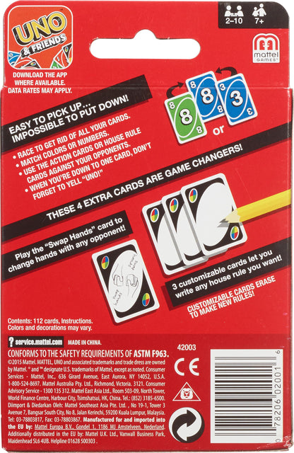 Mattel Games UNO Splash — water resistant cards for outdoor fun
