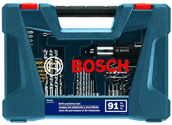 BOSCH drill bits — 91-piece mixed setBOSCH drill bits — 91-piece drilling and driving set