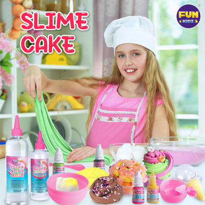 Toy slime kit — FunKidz ice cream soft slime making kit for kids ages 8-12