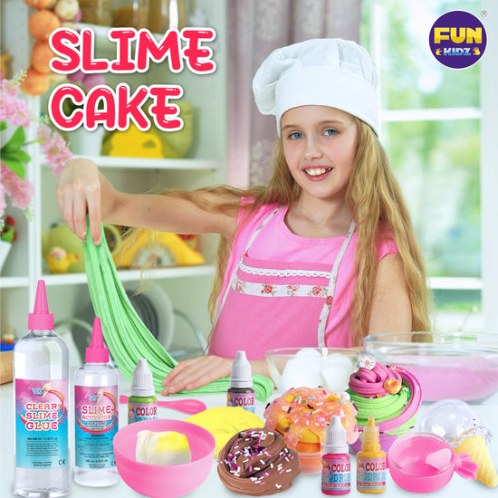 Toy slime kit — FunKidz ice cream soft slime making kit for kids ages 8-12