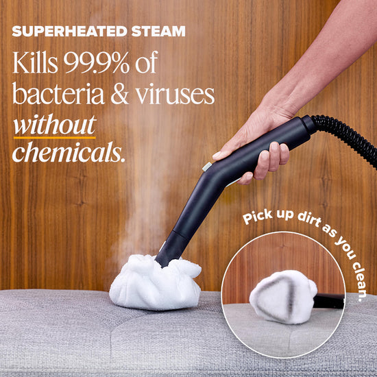 Dupray Neat steam cleaner — includes accessory kit