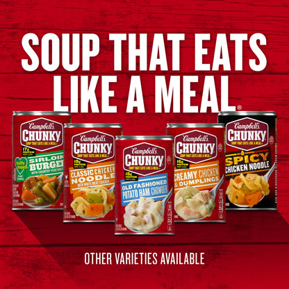 Campbell's chunky soup — hearty and satisfying meal