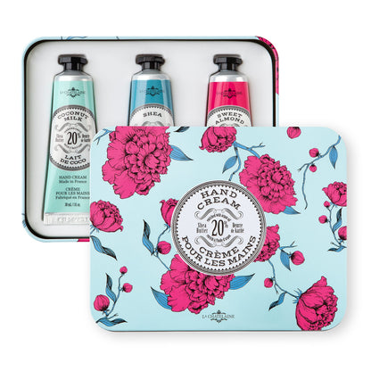 La Chatelaine hand cream trio - Nourishing and hydrating formula.