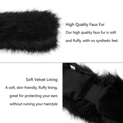 Hairband — Faux fur design from LA CARRIE for winter warmth and comfort