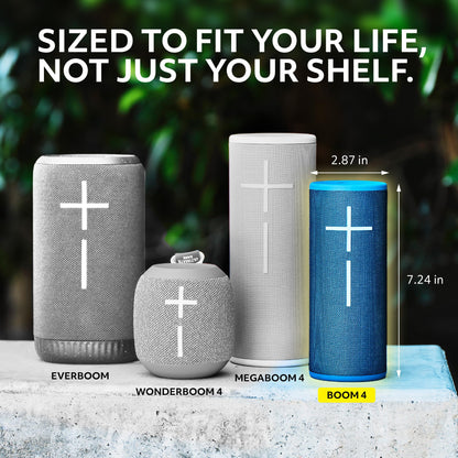 Speakers — Ultimate Ears Boom 4 model with enhanced sound quality and portability