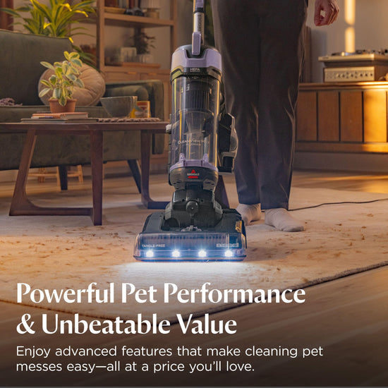 Bissell CleanView Max vacuum — HEPA filtration for allergens removal