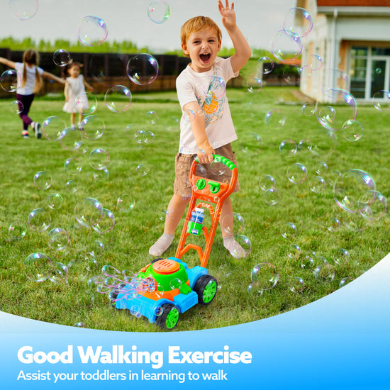 Sloosh mower bubble maker - fun design for outdoor play