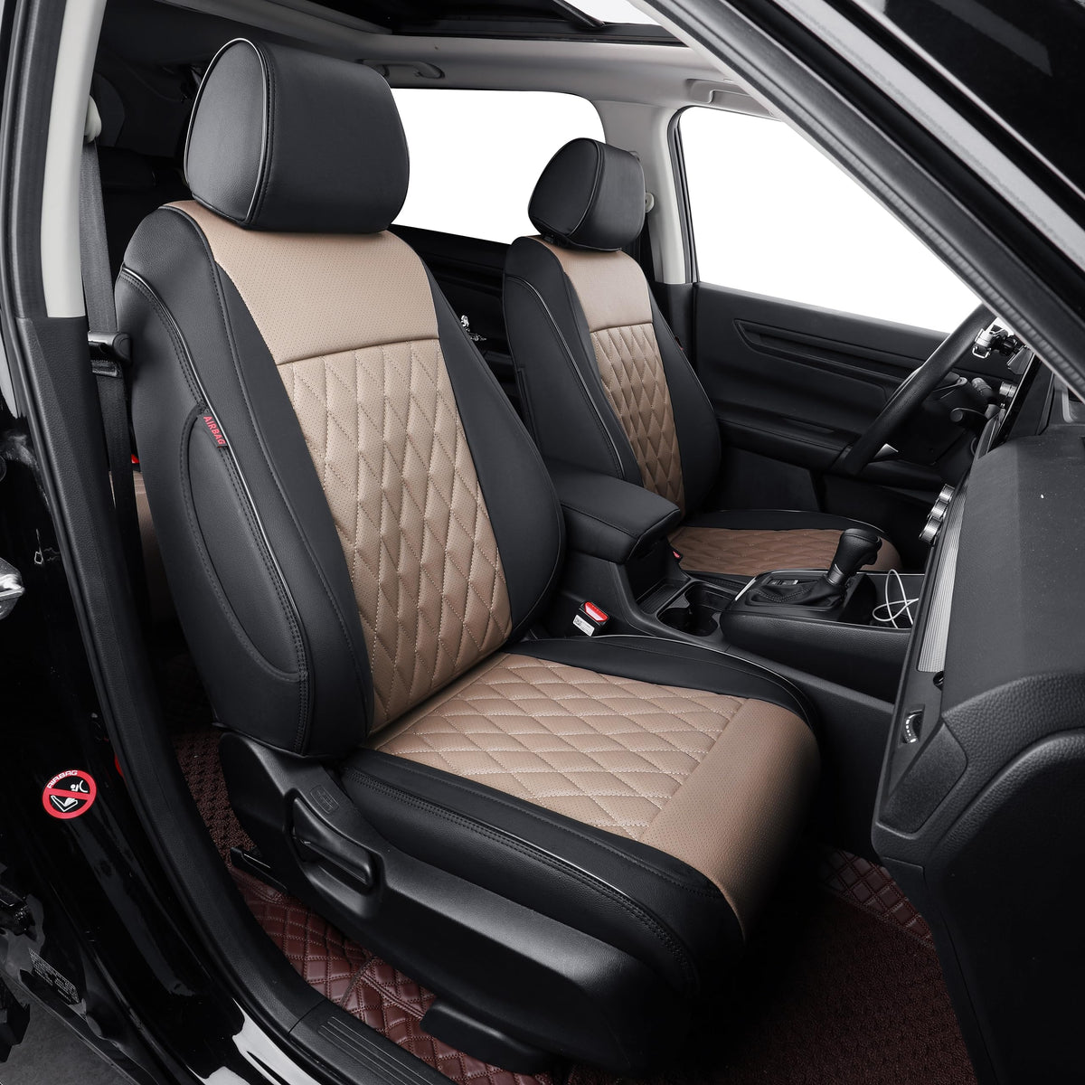 Vehicle seat cover — EKR custom fit leather for Honda Civic 2022-2024