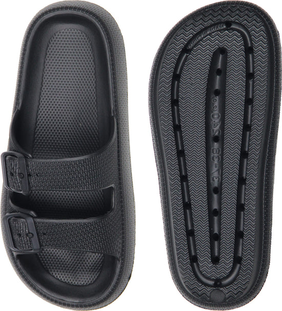 Weweya sandals — Pillow slippers with adjustable double buckle design
