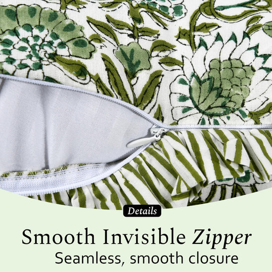 Ruffle decorative pillow cover — ruffle design