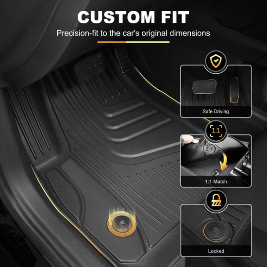 AOMSAZTO vehicle mat — all weather floor liner for Chevy Blazer 2019-2026