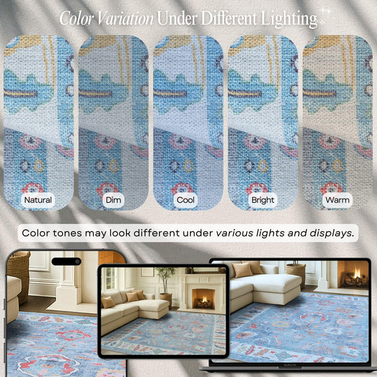 Fame Rugs modern oushak rug — vintage Turkish oriental design for living room and bedroom