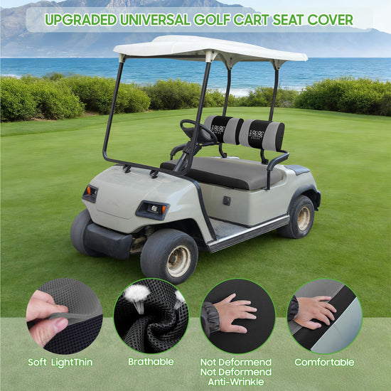 Vehicle seat cover — Breathable polyester mesh for Yamaha and Club Car models