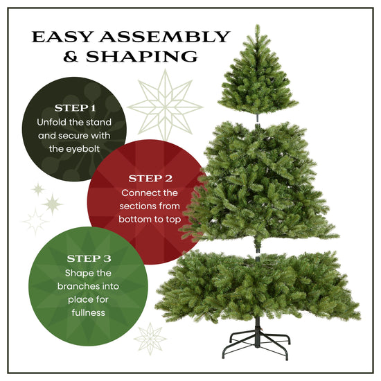 National Tree Company artificial tree with stand.