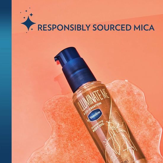 Vaseline shimmering body oil — illuminates skin with a subtle glow 3.3 oz