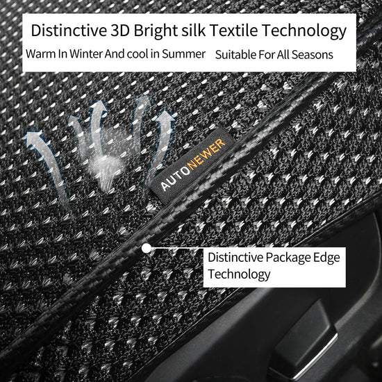 Auto Newer vehicle seat cover - breathable universal fit for all seasons and most vehicles