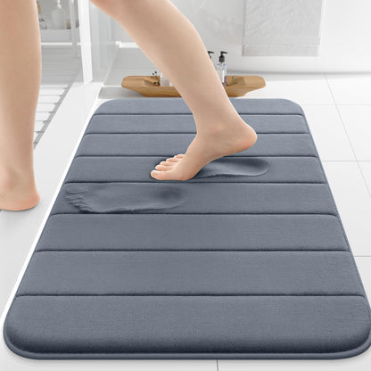 Colorxy memory foam bath rug — ultra soft and absorbent design
