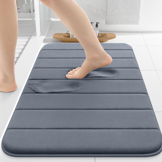 Colorxy memory foam bath rug — ultra soft and absorbent design