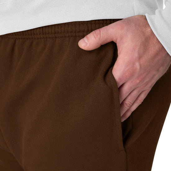 Hanes Men's EcoSmart fleece pants — eco-friendly with pockets and open hem bottom
