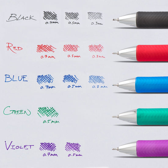 Writing instrument — Pentel EnerGel deluxe retractable gel penWriting instrument — Pentel EnerGel retractable liquid gel pen