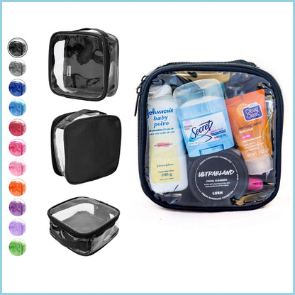 EzPacking cosmetic case — clear TSA approved travel toiletry bag for liquids
