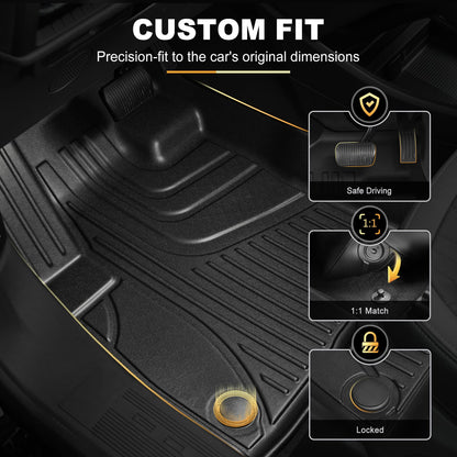 AOMSAZTO vehicle mat with all weather protection for Ford Bronco Sport 2021-2026.