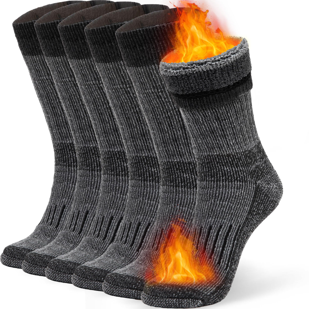 Alvada socks — Warm thermal wool for winter moisture wicking and breathable